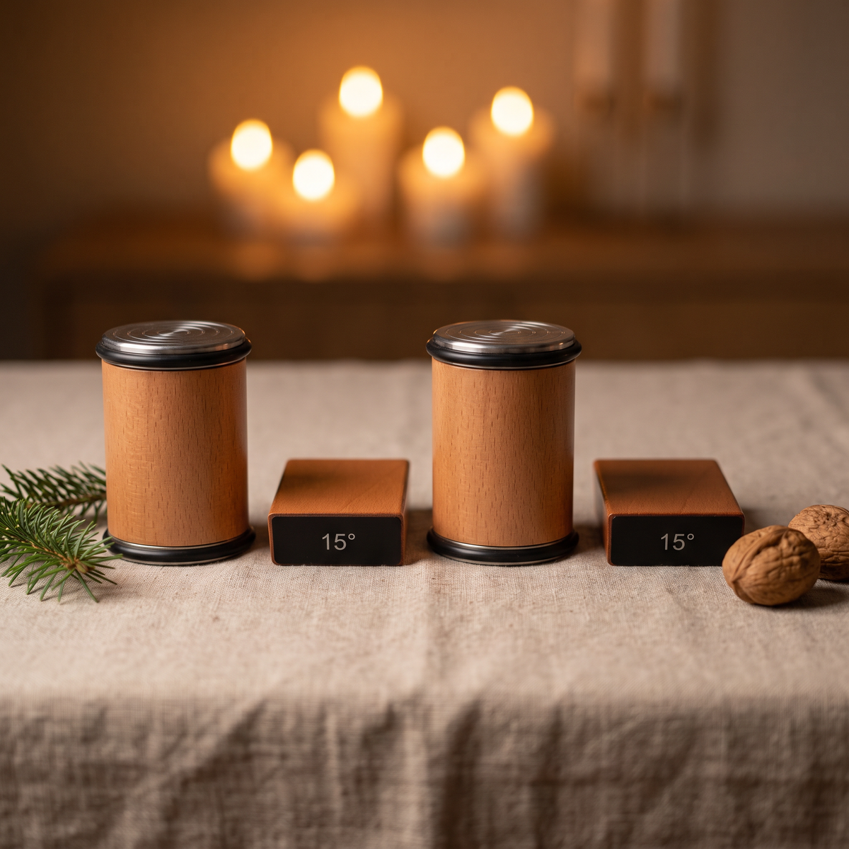 Honestead 2-Pack Gift Set - two rolling knife sharpeners with magnetic angle blocks